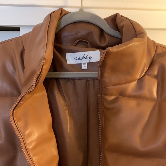 Brand new SEBBY toffee color puffer coat!! - Picture 7 of 9